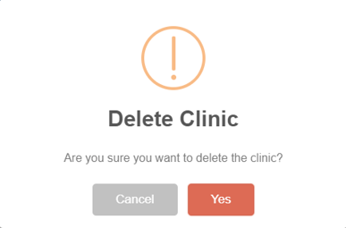 Delete Clinic SS