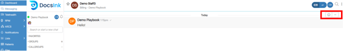 SS messaging functionalities 